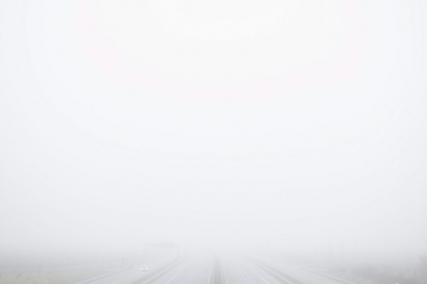 Autók ködben az M35-ös autópályán Debrecen térségében.
Forrás: MTI
Szerző: Czeglédi Zsolt
