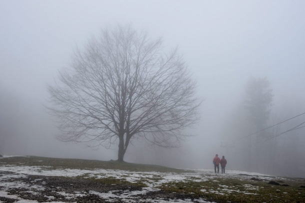Köd Kékestetőn.
Forrás: MTI
Szerző: Komka Péter
